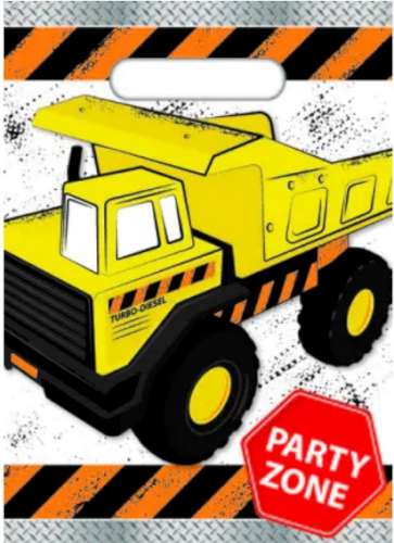 Construction Party Zone Loot Bags
